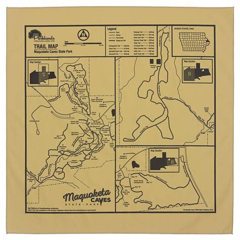 maquoketa caves trail map|Maquoketa Caves Loop, Iowa